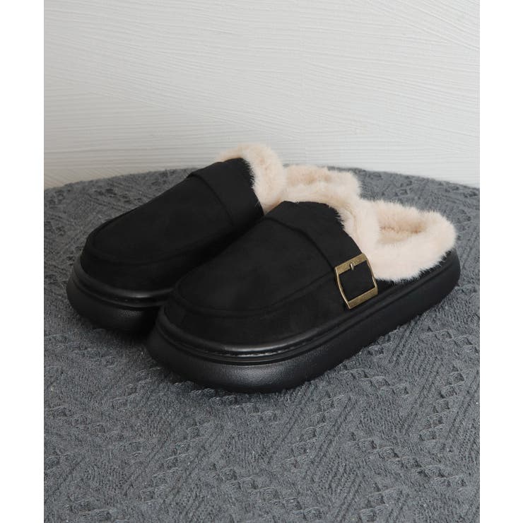 ファーモカシン 厚底 裏起毛 レディース | SUNSHINE CLOSET | 詳細画像17 