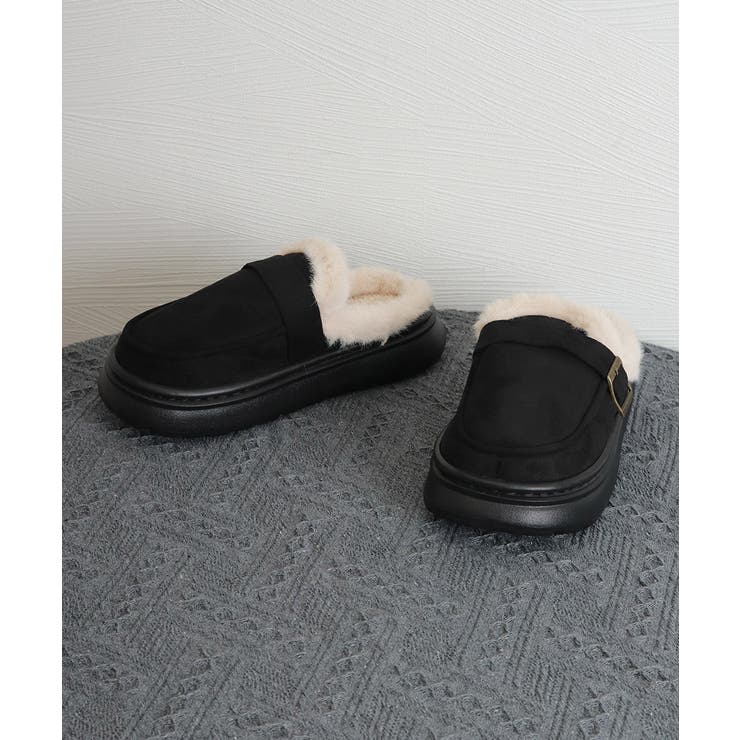 ファーモカシン 厚底 裏起毛 レディース | SUNSHINE CLOSET | 詳細画像18 