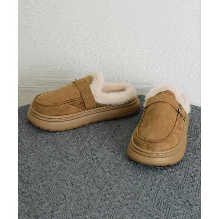 ファーモカシン 厚底 裏起毛 レディース | SUNSHINE CLOSET | 詳細画像20 