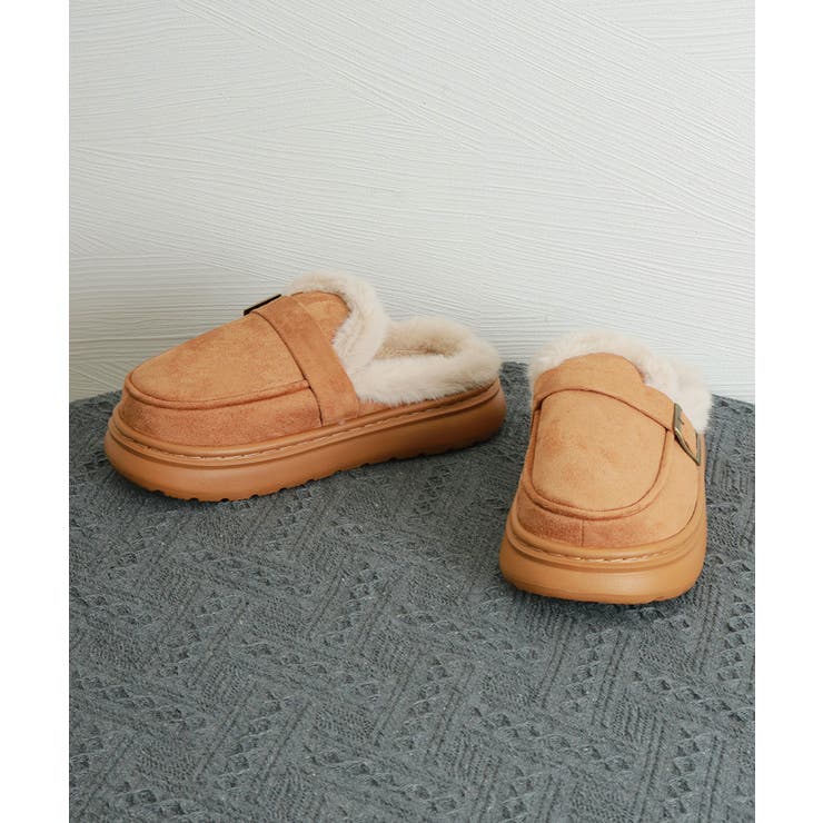 ファーモカシン 厚底 裏起毛 レディース | SUNSHINE CLOSET | 詳細画像22 