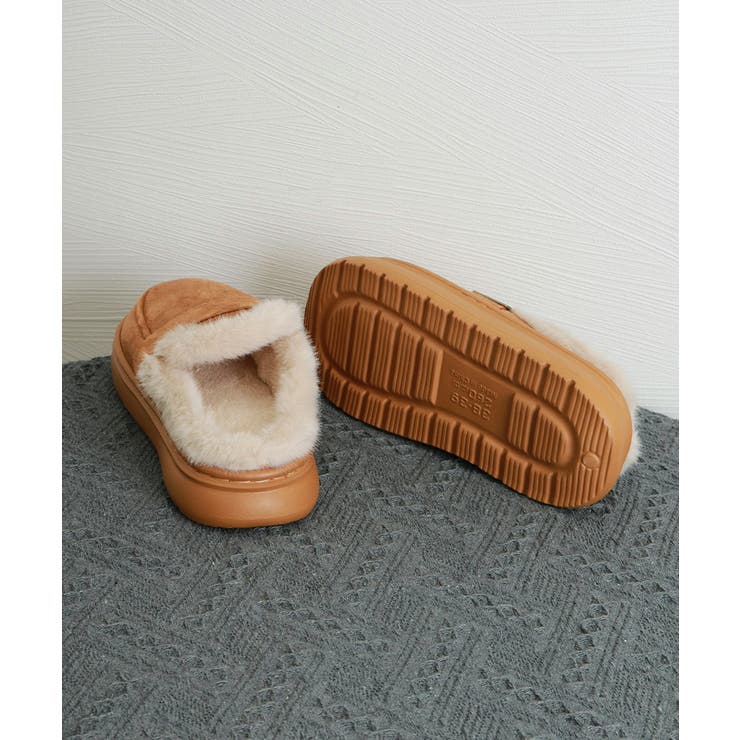 ファーモカシン 厚底 裏起毛 レディース | SUNSHINE CLOSET | 詳細画像23 