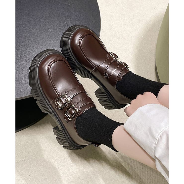 厚底ローファー 美脚 レディース 韓国風 | SUNSHINE CLOSET | 詳細画像10 