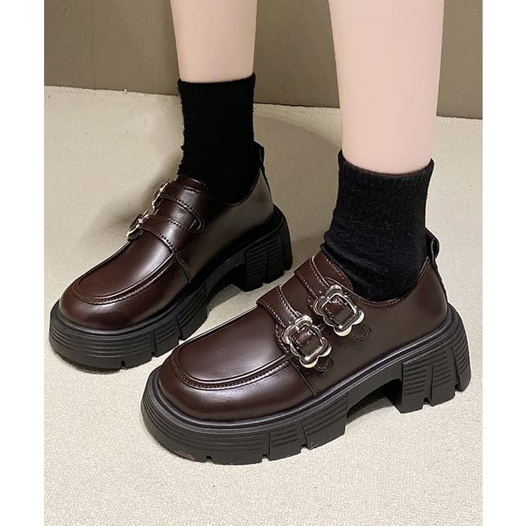 厚底ローファー 美脚 レディース 韓国風 | SUNSHINE CLOSET | 詳細画像11 