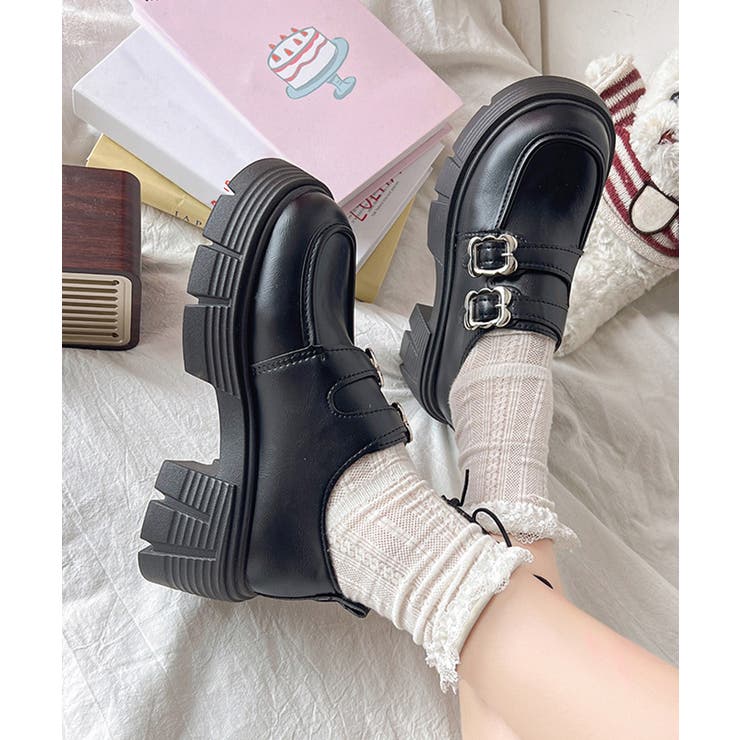 厚底ローファー 美脚 レディース 韓国風 | SUNSHINE CLOSET | 詳細画像2 