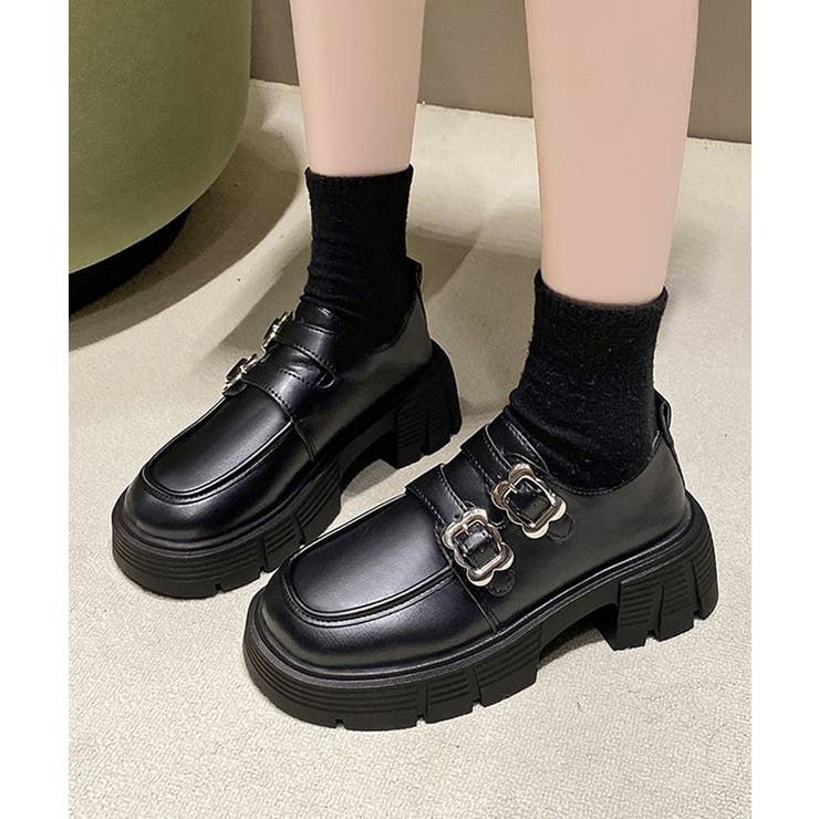 厚底ローファー 美脚 レディース 韓国風 | SUNSHINE CLOSET | 詳細画像4 