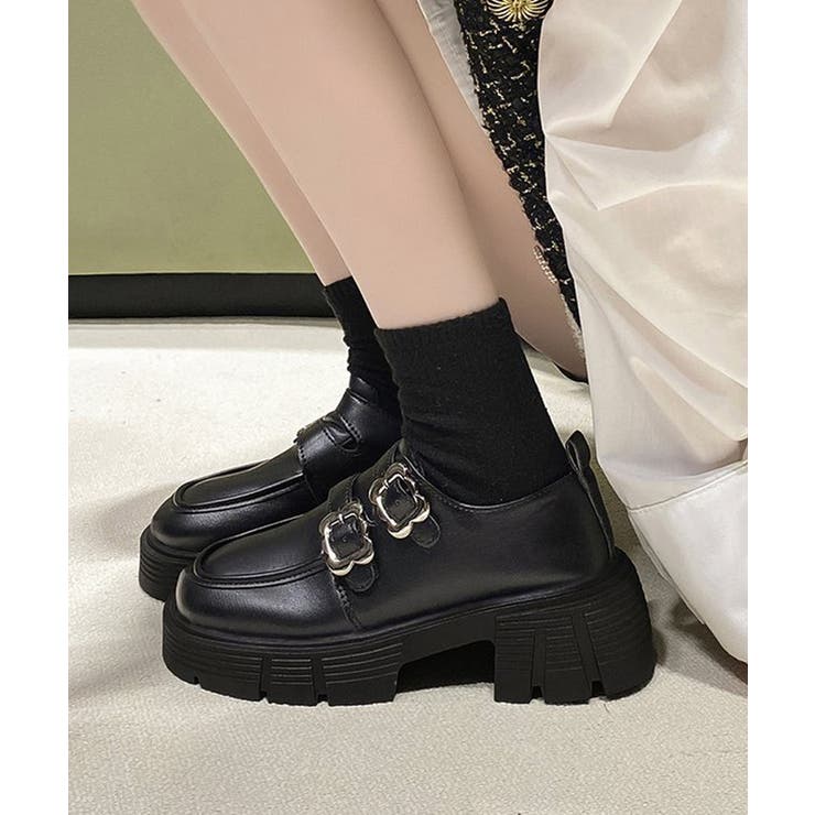 厚底ローファー 美脚 レディース 韓国風 | SUNSHINE CLOSET | 詳細画像5 