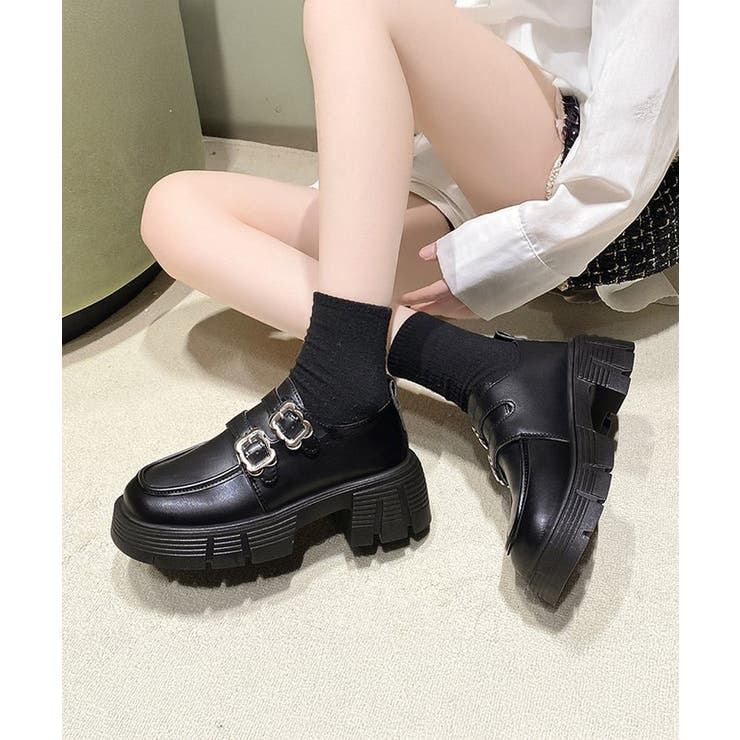 厚底ローファー 美脚 レディース 韓国風 | SUNSHINE CLOSET | 詳細画像6 