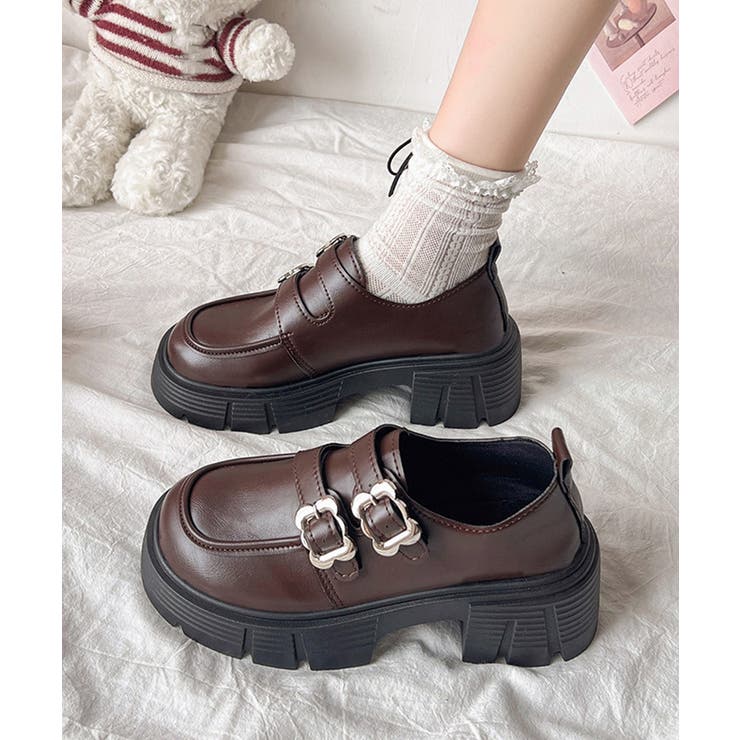 厚底ローファー 美脚 レディース 韓国風 | SUNSHINE CLOSET | 詳細画像8 