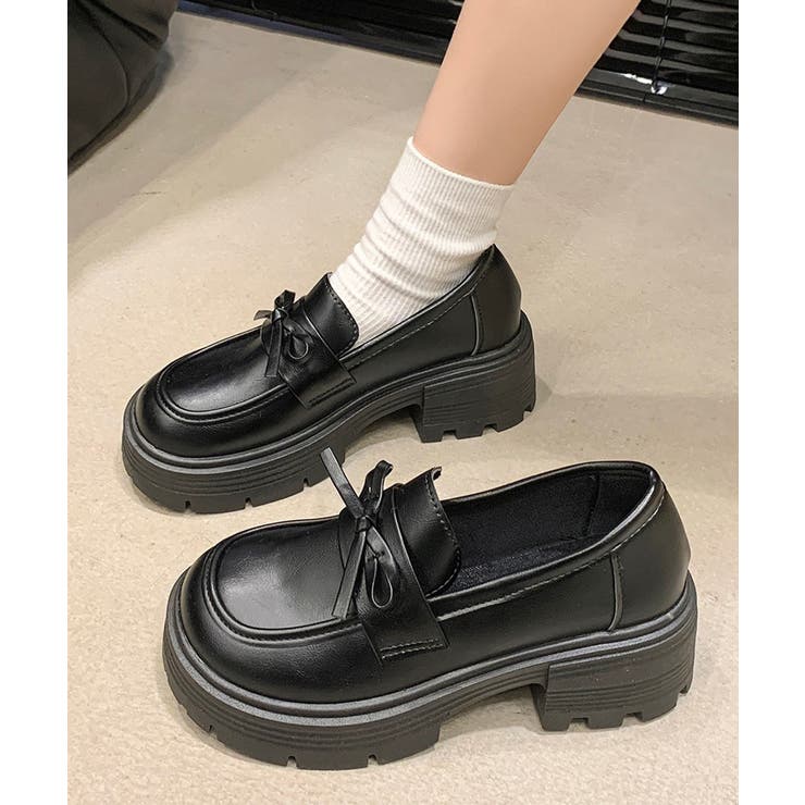 ローファー レディース レザー調 リボン | SUNSHINE CLOSET | 詳細画像4 