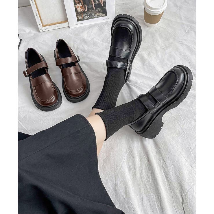 ローファー レディース 厚底 太ヒール | SUNSHINE CLOSET | 詳細画像10 