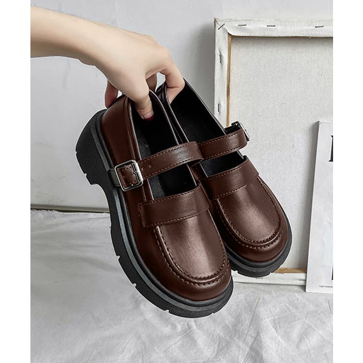 ローファー レディース 厚底 太ヒール | SUNSHINE CLOSET | 詳細画像13 