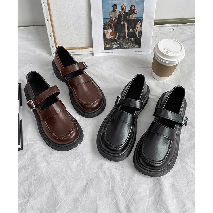 ローファー レディース 厚底 太ヒール | SUNSHINE CLOSET | 詳細画像14 