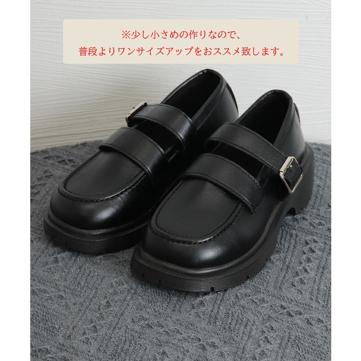 ローファー レディース 厚底 太ヒール | SUNSHINE CLOSET | 詳細画像15 