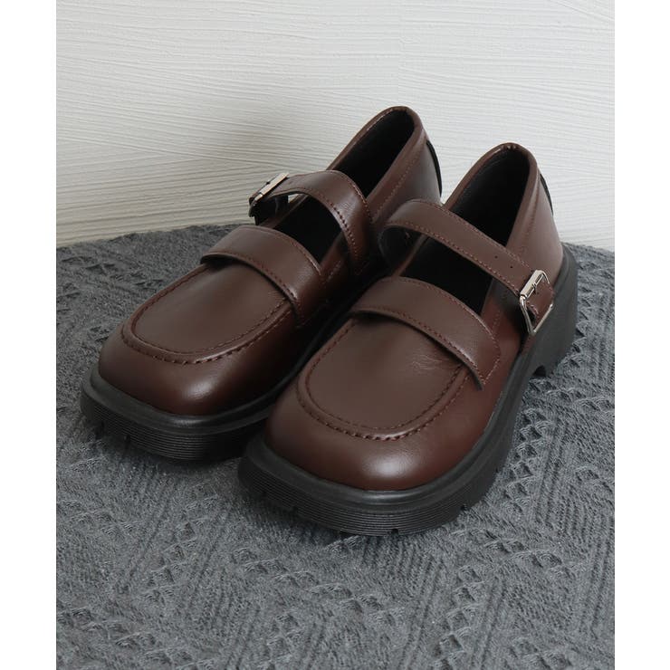 ローファー レディース 厚底 太ヒール | SUNSHINE CLOSET | 詳細画像17 