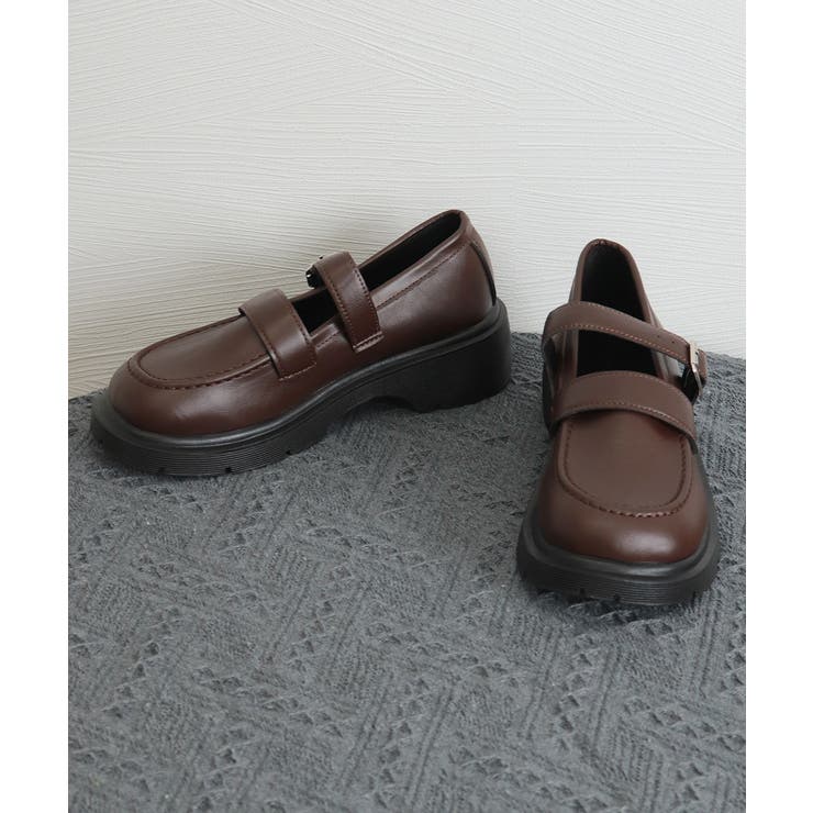 ローファー レディース 厚底 太ヒール | SUNSHINE CLOSET | 詳細画像18 