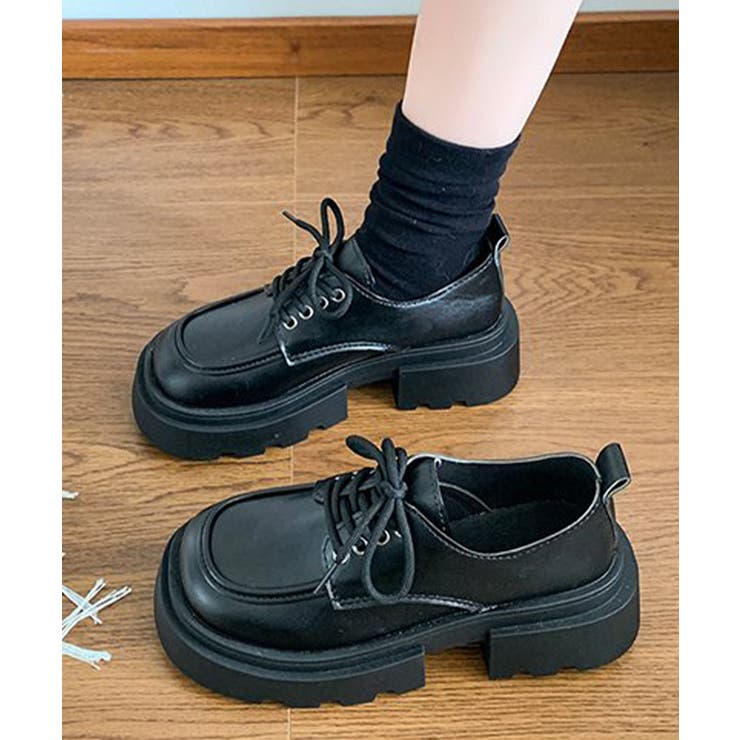 厚底ローファー レースアップシューズ | SUNSHINE CLOSET | 詳細画像2 