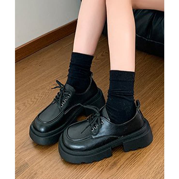 厚底ローファー レースアップシューズ | SUNSHINE CLOSET | 詳細画像3 