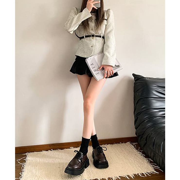 厚底ローファー レースアップシューズ | SUNSHINE CLOSET | 詳細画像6 