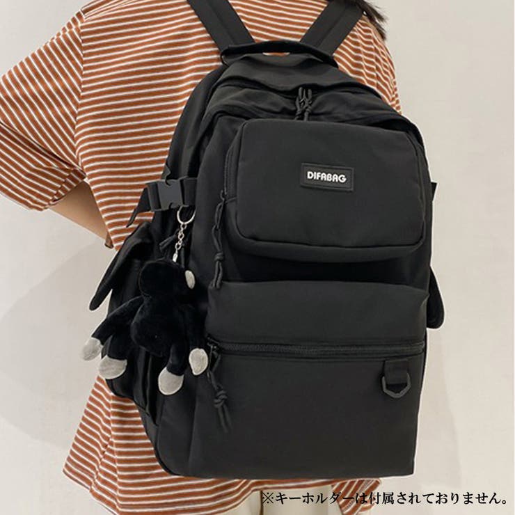 リュックサック 内ポケット付き 大容量[品番：AGCW0002819