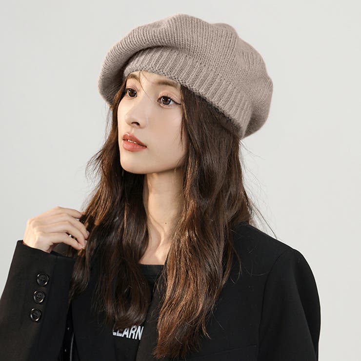 ニットベレー帽 レディース リブ編み | SUNSHINE CLOSET | 詳細画像9 