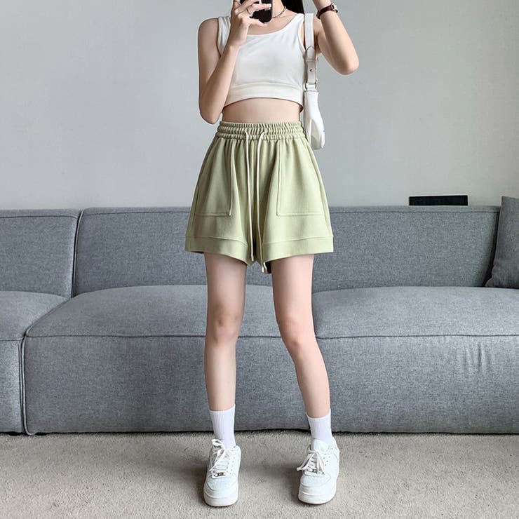 ショートパンツ ハイウエスト 部屋着 | SUNSHINE CLOSET | 詳細画像10 