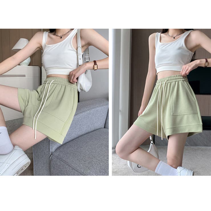 ショートパンツ ハイウエスト 部屋着 | SUNSHINE CLOSET | 詳細画像9 