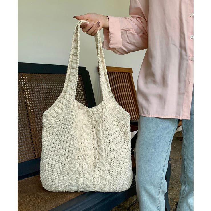 トートバッグ ニット編み レディース | SUNSHINE CLOSET | 詳細画像3 