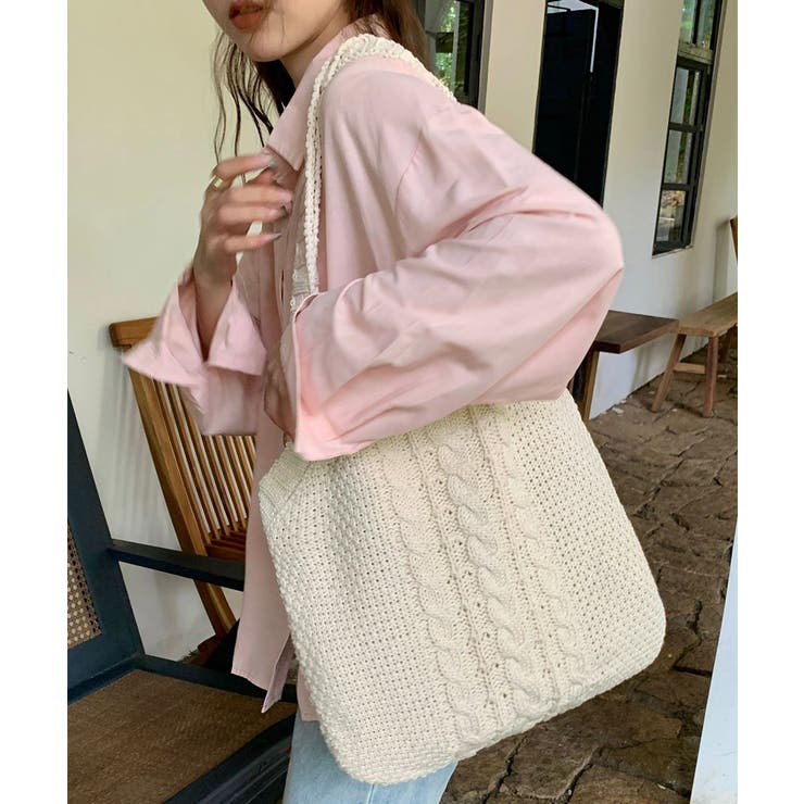 トートバッグ ニット編み レディース | SUNSHINE CLOSET | 詳細画像4 