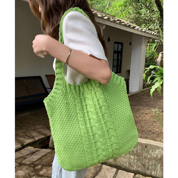 トートバッグ ニット編み レディース | SUNSHINE CLOSET | 詳細画像8 