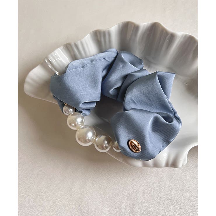 サテンヘアゴム シュシュ パール付き | SUNSHINE CLOSET | 詳細画像16 