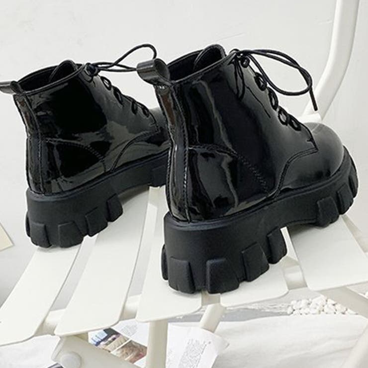 ショートブーツ レディース厚底ブーツ韓国 | SUNSHINE CLOSET | 詳細画像14 