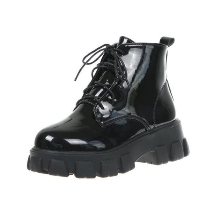 ショートブーツ レディース厚底ブーツ韓国 | SUNSHINE CLOSET | 詳細画像17 