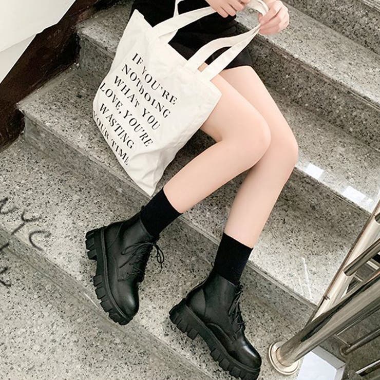 ショートブーツ レディース厚底ブーツ韓国 | SUNSHINE CLOSET | 詳細画像7 