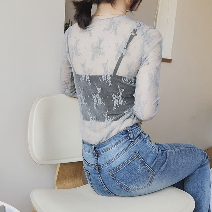 レース チュール トップス レディース | SUNSHINE CLOSET | 詳細画像8 