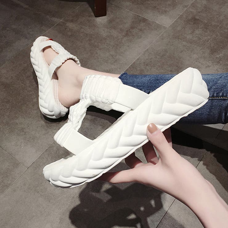 厚底サンダル メッシュ ニットサンダル | SUNSHINE CLOSET | 詳細画像11 