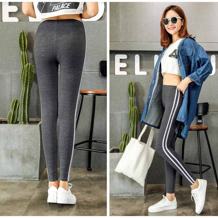 サイドラインパンツ レディース レギンス | SUNSHINE CLOSET | 詳細画像4 