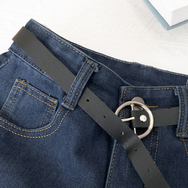 ベルト付きデニムショートパンツ春夏短パン | SUNSHINE CLOSET | 詳細画像24 