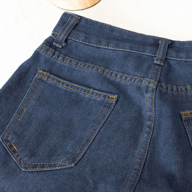 ベルト付きデニムショートパンツ春夏短パン | SUNSHINE CLOSET | 詳細画像26 