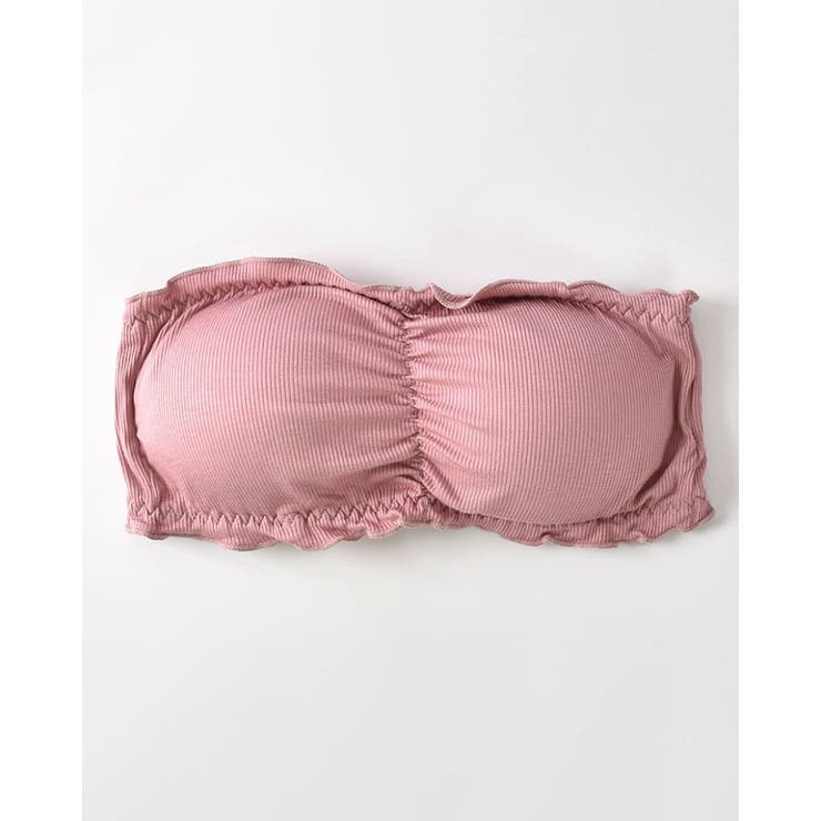 ピンク | ブラトップ リブ ビスチェ | SUNSHINE CLOSET