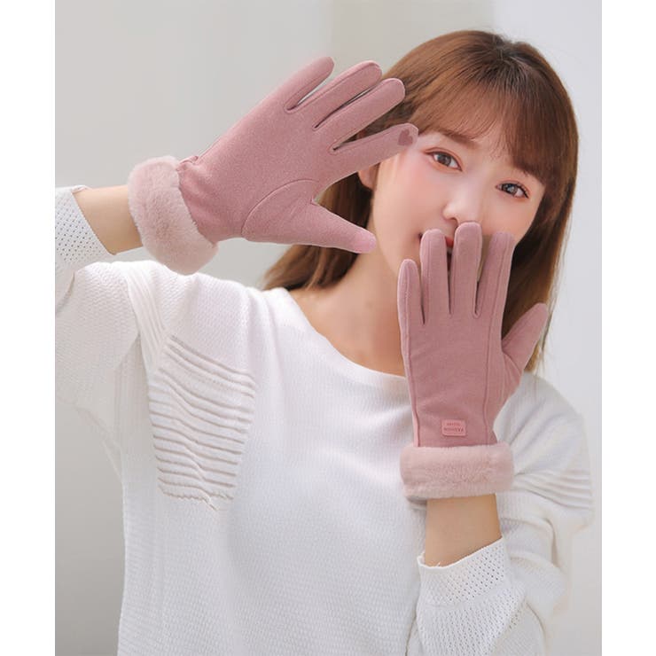 防寒手袋 レディース裏ボア 手ぶくろ秋冬 | SUNSHINE CLOSET | 詳細画像12 