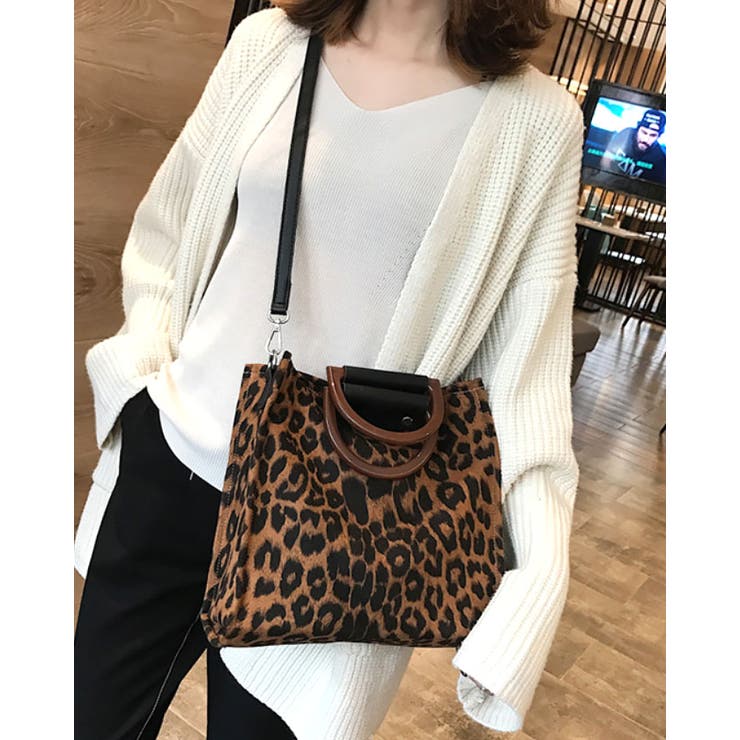 ヒョウ柄 ハンドバッグ レディース | SUNSHINE CLOSET | 詳細画像4 