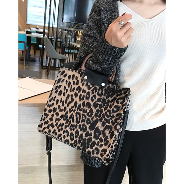ヒョウ柄 ハンドバッグ レディース | SUNSHINE CLOSET | 詳細画像5 