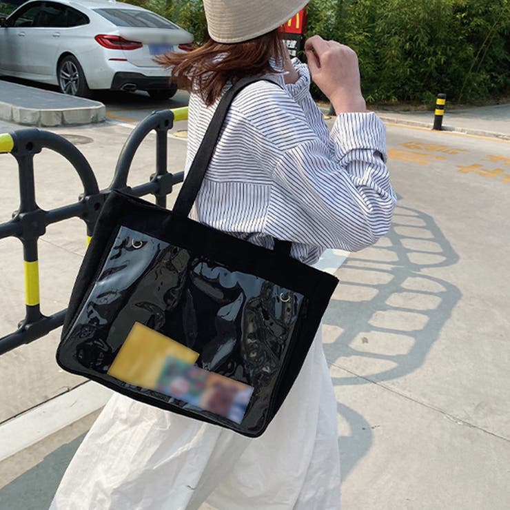 キャンバスバッグ クリアポケット 大容量 | SUNSHINE CLOSET | 詳細画像6 