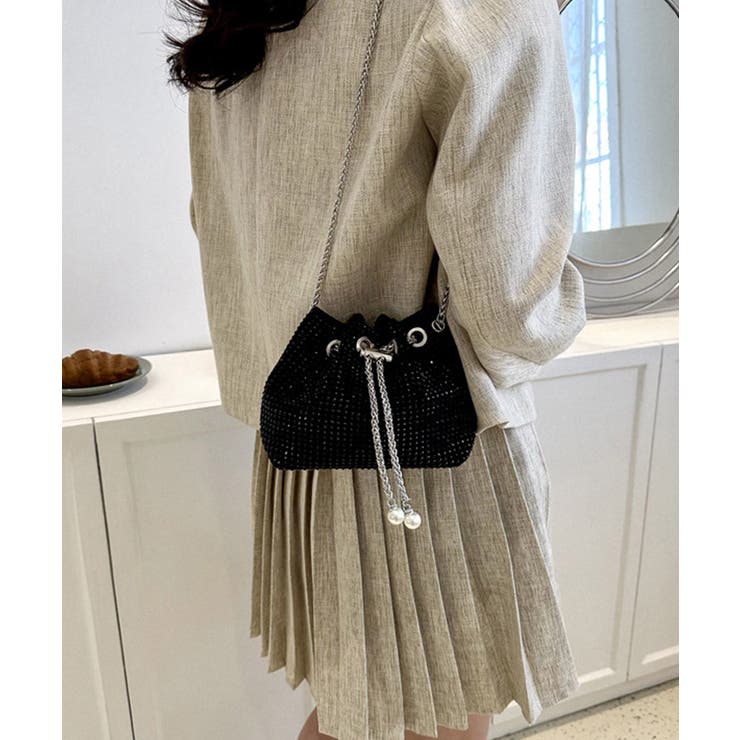 キラキラ 巾着バッグ チェーンミニバッグ | SUNSHINE CLOSET | 詳細画像10 