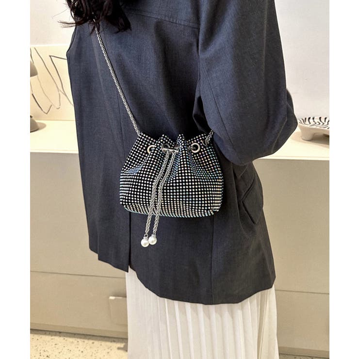 キラキラ 巾着バッグ チェーンミニバッグ | SUNSHINE CLOSET | 詳細画像13 