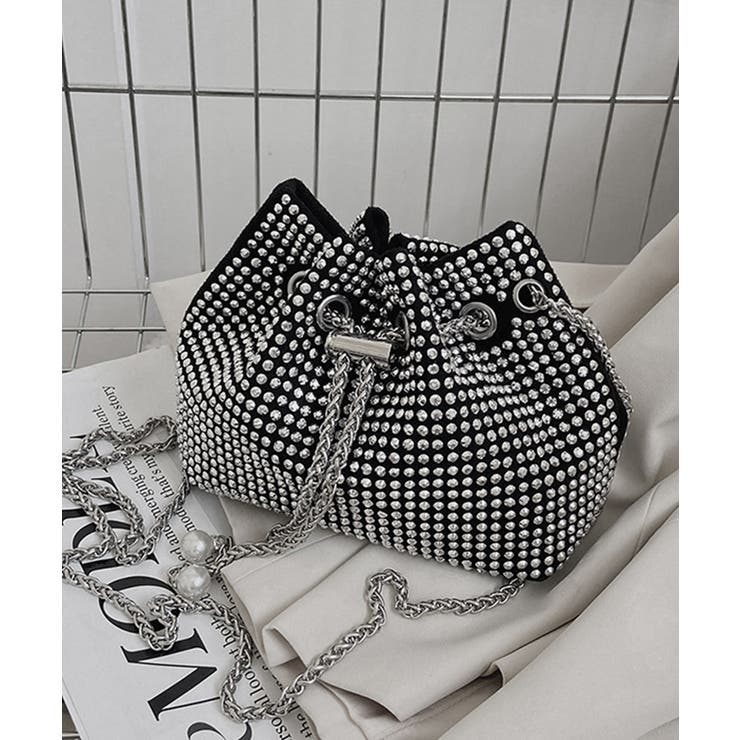 キラキラ 巾着バッグ チェーンミニバッグ | SUNSHINE CLOSET | 詳細画像18 