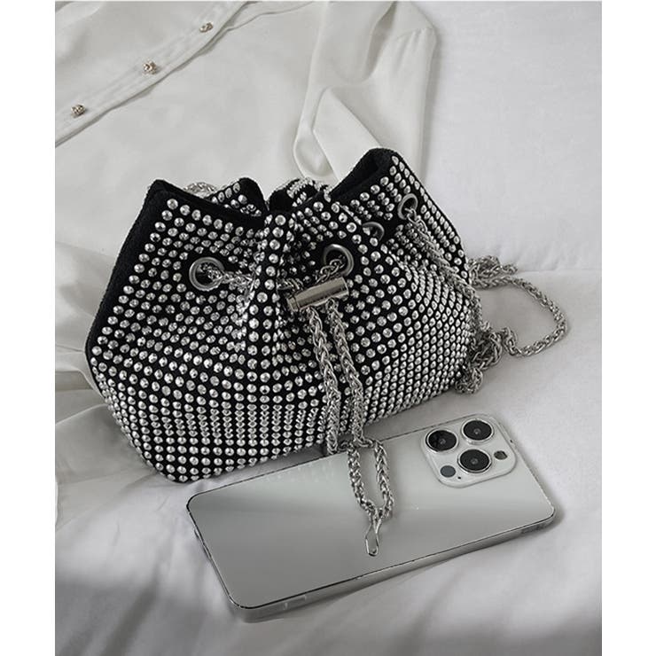 キラキラ 巾着バッグ チェーンミニバッグ | SUNSHINE CLOSET | 詳細画像20 