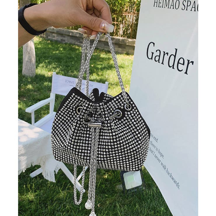 キラキラ 巾着バッグ チェーンミニバッグ | SUNSHINE CLOSET | 詳細画像6 