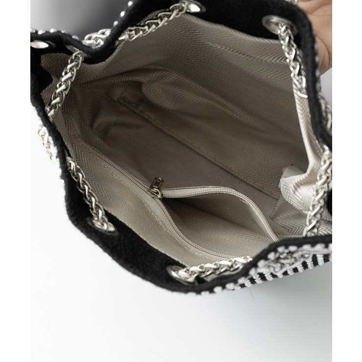 キラキラ 巾着バッグ チェーンミニバッグ | SUNSHINE CLOSET | 詳細画像8 