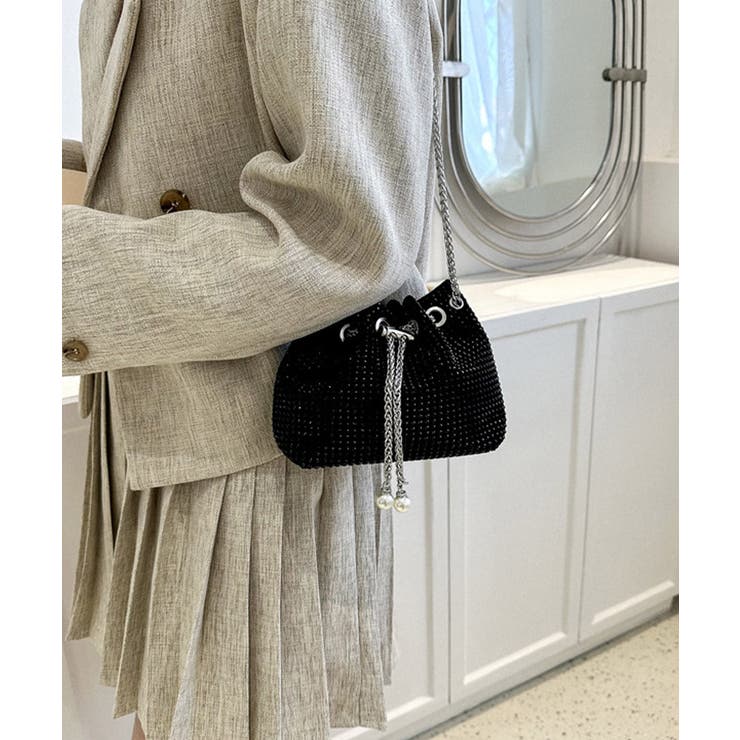 キラキラ 巾着バッグ チェーンミニバッグ | SUNSHINE CLOSET | 詳細画像9 